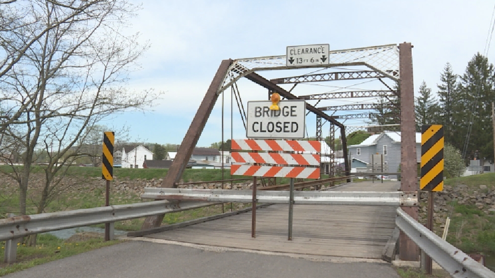 Closed bridge in Meyersdale could cause delays WJAC