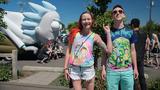 Photos: Rick & Morty fans line up galactic treat at Ecliptic Brewing