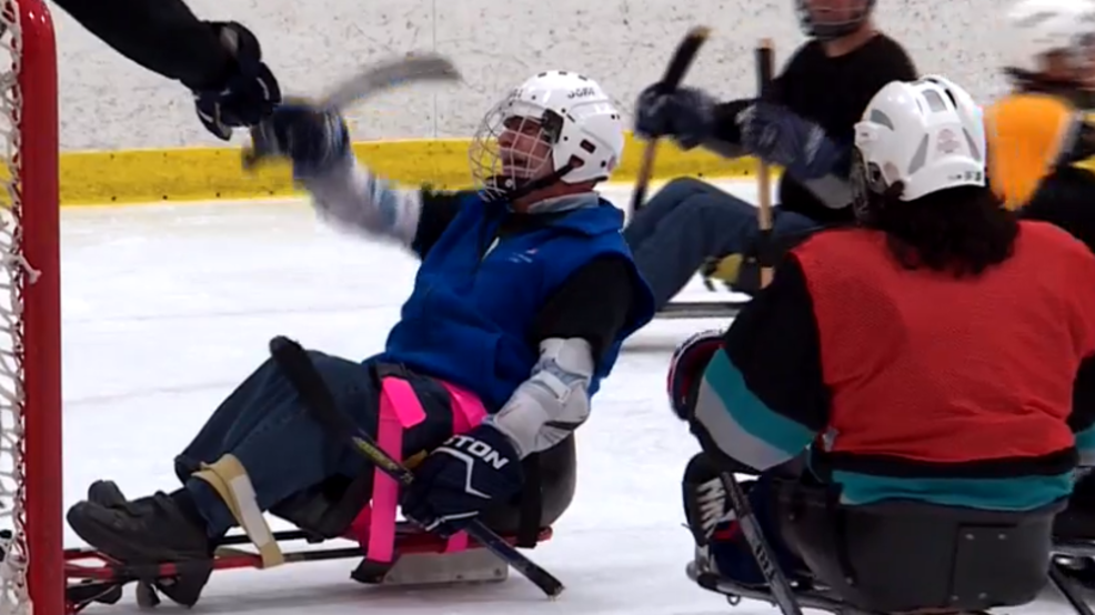 Sledge hockey program gets disabled veterans on the ice KUTV