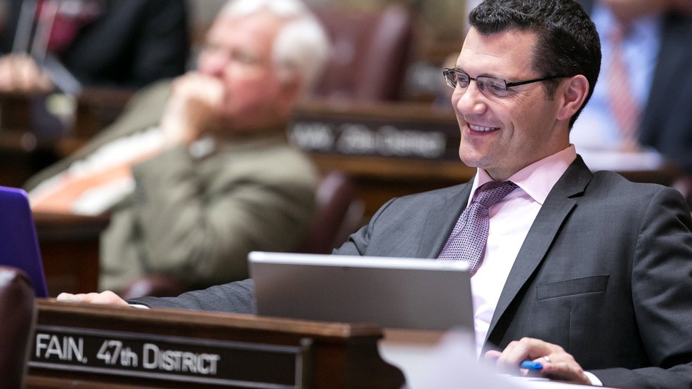 Joe Fain Facebook senate floor desk his FB page 3520_o.jpg Joe Fain Facebook senate floor desk his FB page 3520_o.jpg
