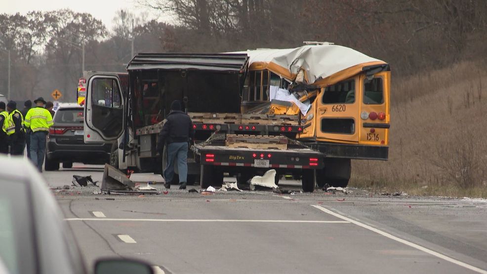 Teenage boy dies in tragic school bus crash on U.S. 31, community mourns his loss WSBT