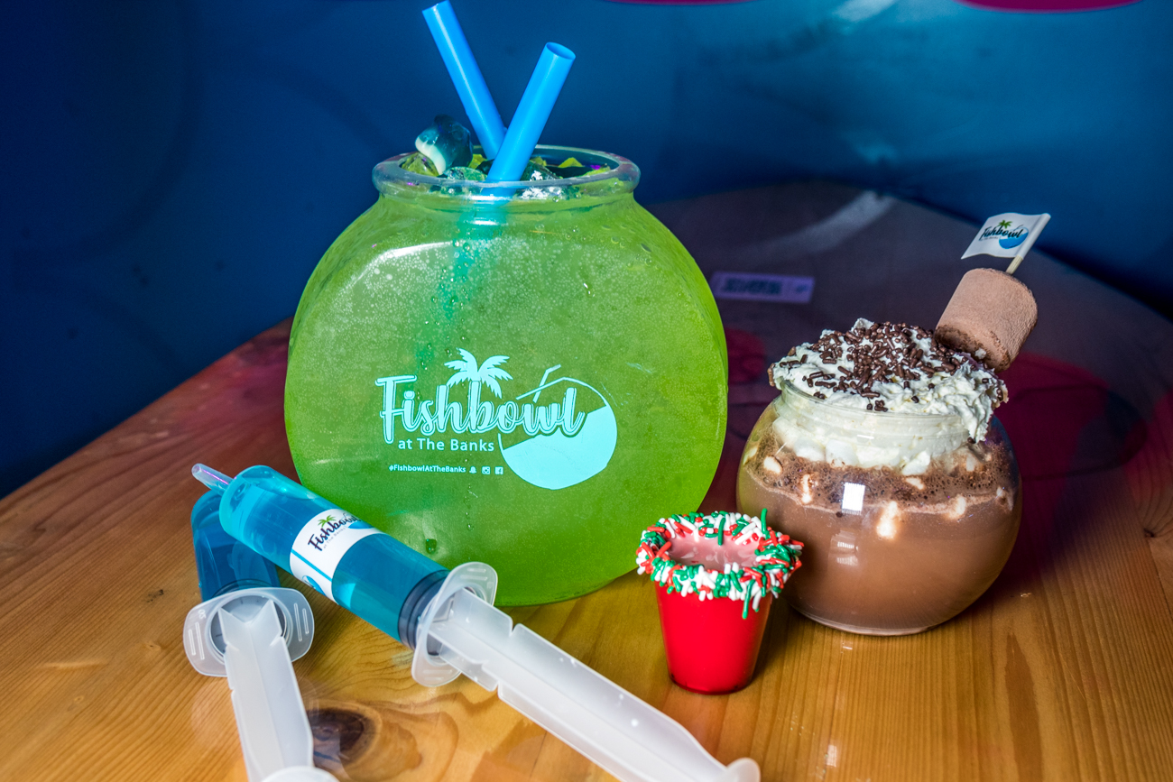 'Tis the Season for Holiday Drinks at Fishbowl at The Banks