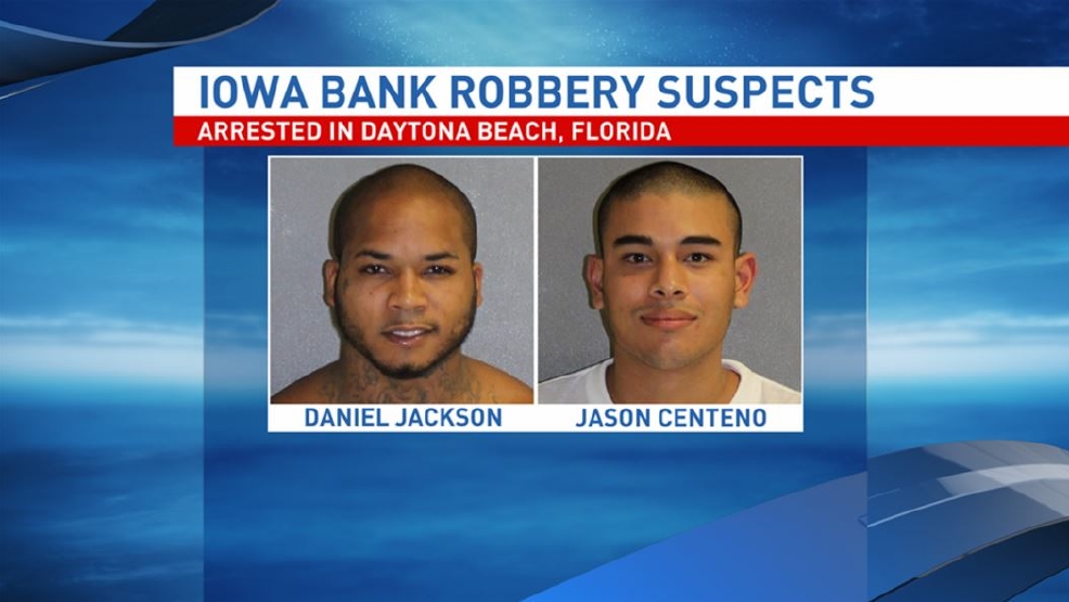 Iowa bank robbery suspects arrested in Florida KGAN