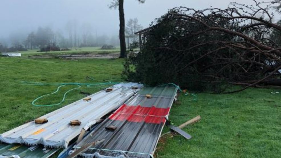 Storm damage reported in Tornado area of Kanawha County WCHS