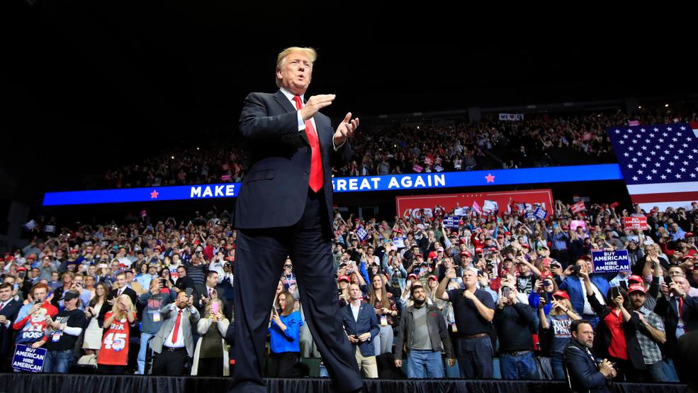 Trump Trump Michigan rally 2019 AP3272.jpg