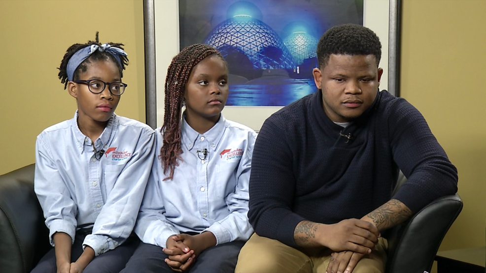 Terrance Sims, 6th Grade Teacher, Students Savannah and Aryn, Milwaukee Excellence Charter School 6th Grade Teacher Terrance Sims, Students Savannah and Aryn, Milwaukee Excellence Charter School.png