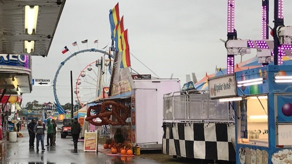 Pensacola fair open, some rides closed until rain clears WJTC