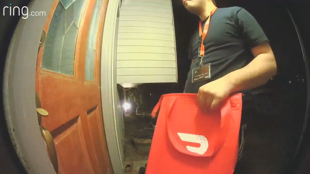 Doordash And Grab Delivery Man Spotted On Cam Stealing