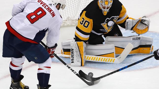 Caps drop Penguins in OT to advance to conference finals