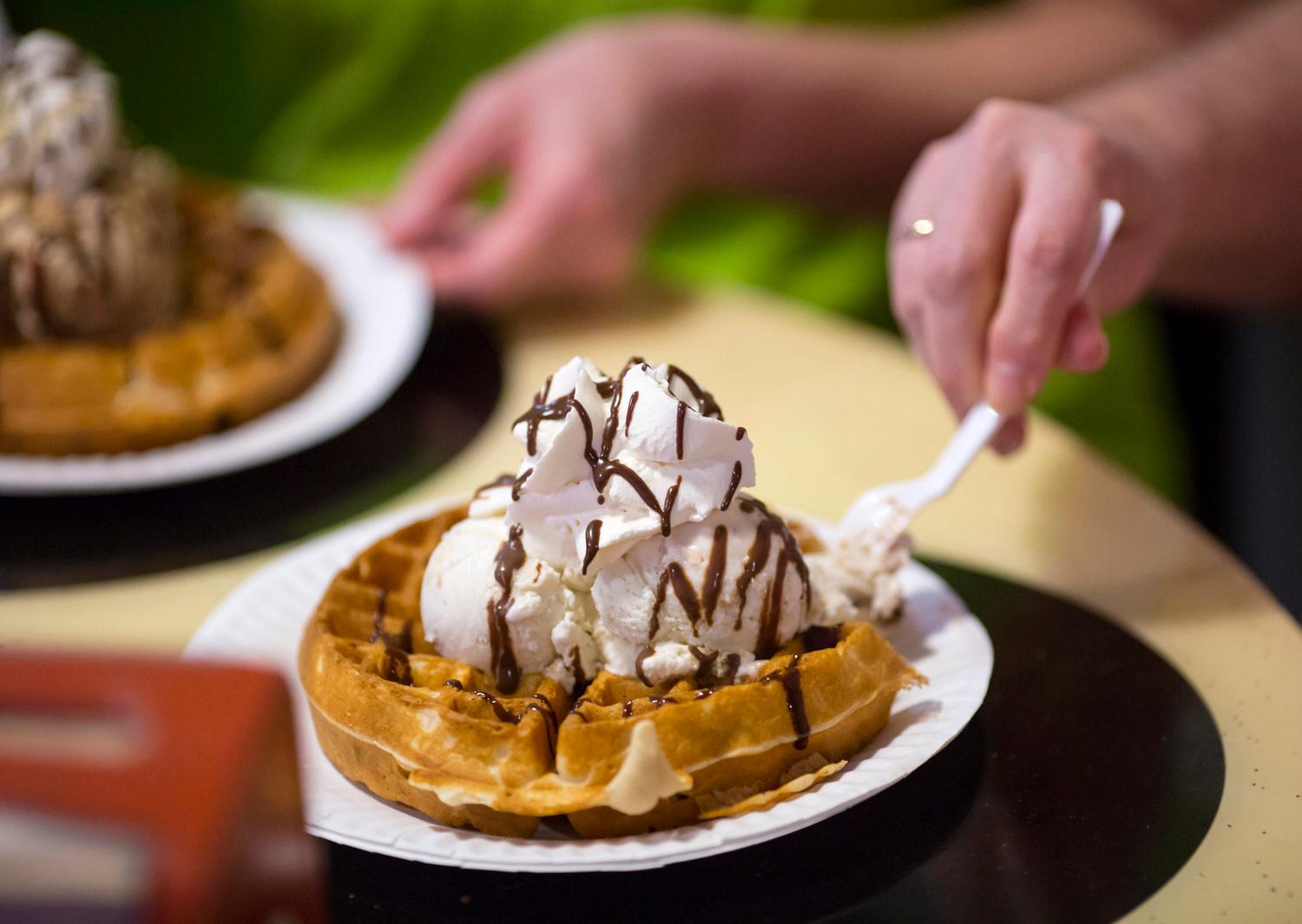 Full Tilt hosted Eat Ice Cream for Breakfast Day so we went