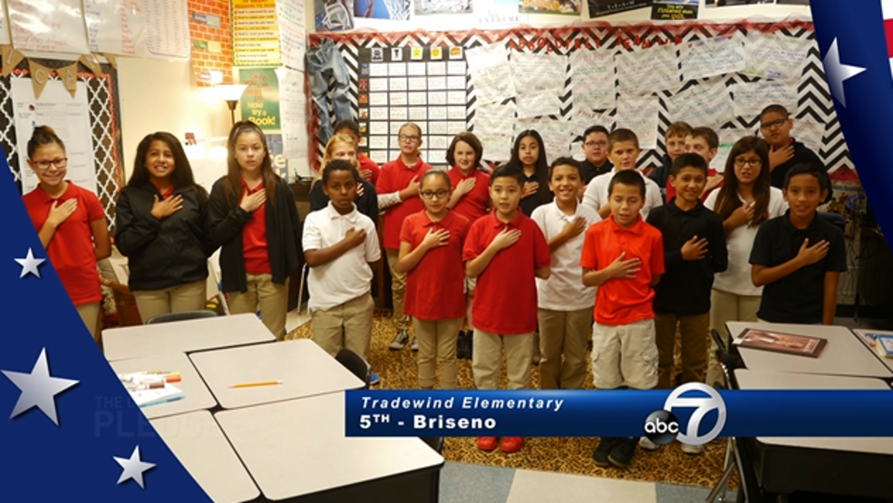 Briseno's 5th Grade Class at Tradewind Elementary KVII