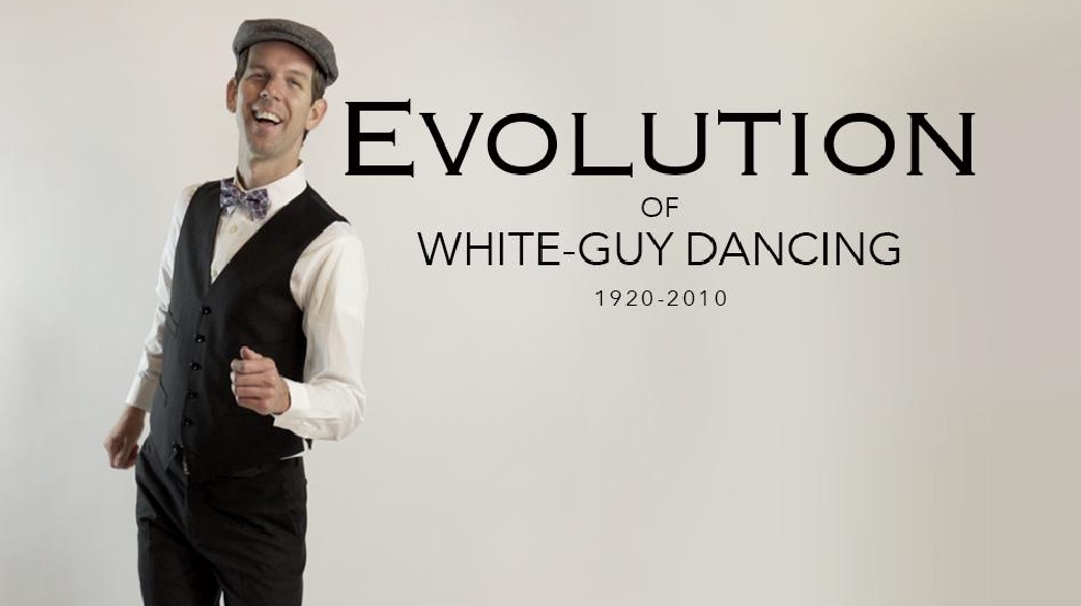 We documented the evolution of white guys dancing at New Year's parties