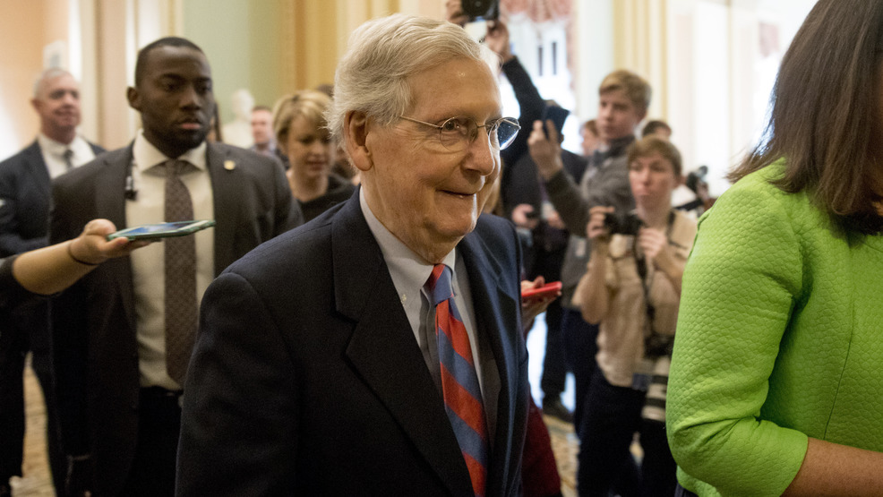Live now: Sunrise Movement confronts McConnell over Green New Deal