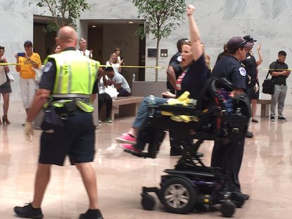 95 Health Care Protesters Arrested Rather Go To Jail Than Die Without Medicaid Wztv