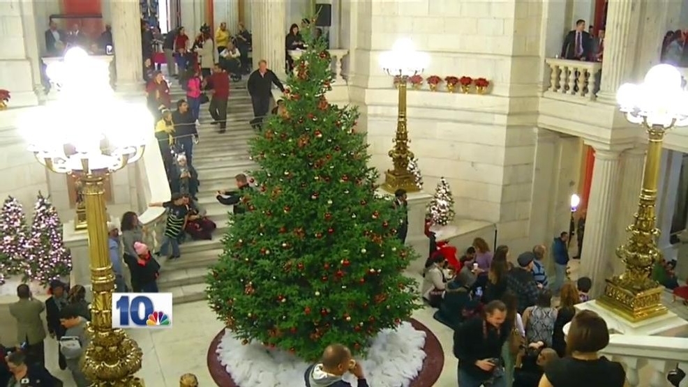 The Rhode Island State House Christmas Tree Is Displayed In Rotunda WJAR File Photo